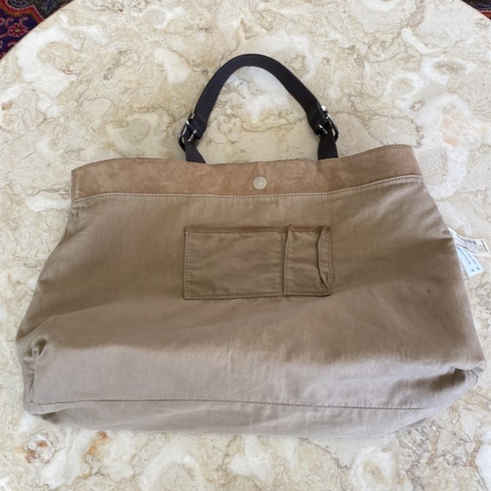 Zara Leather Extra Large Tote Bag - Picture 8 of 9